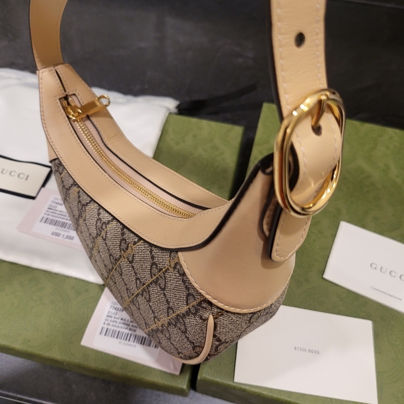 Authentic Gucci Ophidia Mini Bag with Horsebit Print - Picture 4 of 15